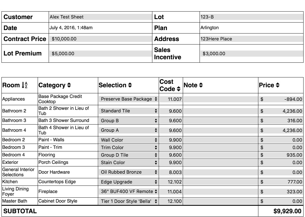 Contractor And Builder Selection Sheet Build Custom Homes Basement 